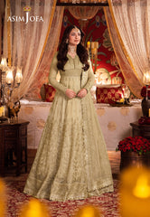 Asim Jofa Chandni Raatein Ajcr-08 Embroidered Net 3 Pcs