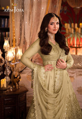 Asim Jofa Chandni Raatein Ajcr-08 Embroidered Net 3 Pcs