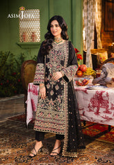 Asim Jofa Afsanay - Luxury Pret?jlp-09 Embroidered Twisted Lawn 3Pcs