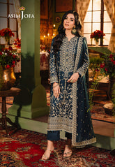Asim Jofa Afsanay - Luxury Pret?jlp-07 Embroidered Twisted Lawn 3Pcs