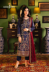 Asim Jofa Afsanay - Luxury Pret?jlp-02 Embroidered Twisted Lawn 3Pcs