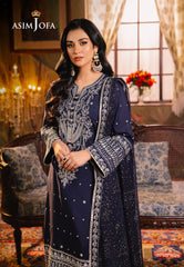 Asim Jofa Afsanay - Luxury Pret?jlp-10 Embroidered Twisted Lawn 3Pcs
