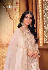 Asim Jofa Pyaar Diyan Gallan Ajem-11 Embroidered Organza 3 Pcs