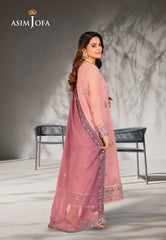 Asim Jofa Mahru, Noorie & Meerub Ajsm-26 Embroidered Chiffon 3 Pcs