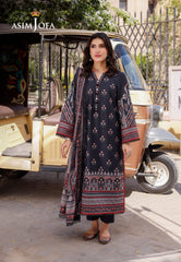 Asim Jofa Arabic Lawn Ajpl-19 Printed Arabic Lawn 3 Pcs