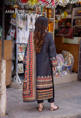 Asim Jofa Arabic Lawn Ajpl-09 Printed Arabic Lawn 3 Pcs
