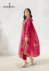Asim Jofa Limited Edition Pret Ajsmp-28 Embroidered Silk Stitched 3 Pcs