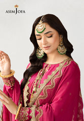Asim Jofa Limited Edition Pret Ajsmp-28 Embroidered Silk Stitched 3 Pcs