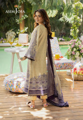 Asim Jofa Prints Collection Vol 4 Ajgb-08 Printed Lawn 3 Pcs