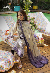 Asim Jofa Prints Collection Vol 4 Ajgb-08 Printed Lawn 3 Pcs