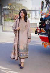 Asim Jofa Arabic Lawn Ajpl-16 Printed Arabic Lawn 3 Pcs