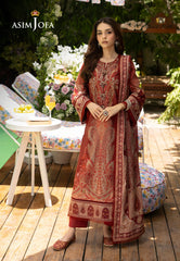Asim Jofa Designers Limited Edition Ajgbd-16 Printed Stitched 3 Pcs