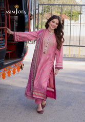 Asim Jofa Arabic Lawn Ajpl-13 Printed Arabic Lawn 3 Pcs