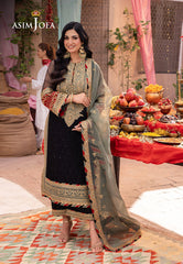 Asim Jofa Pyaar Diyan Gallan Ajem-15 Embroidered Organza 3 Pcs
