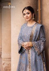 Asim Jofa Designers Limited Edition Ajced-12-Xs Embroidered Paper Cotton 3 Pcs
