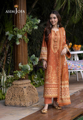 Asim Jofa Prints Collection Vol 4 Ajgb-02 Printed Lawn 3 Pcs