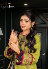 Asim Jofa Rania Jofa Jacquard Festive Ajra-23 Embroidered Jacquard 3 Pcs