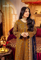 Asim Jofa Jaan-e-Jahan Ajjj-12 Embroidered Chiffon 3 Pcs