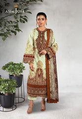 Asim Jofa Asra Festive Ajra-05 Embroidered Lawn 3 Pcs