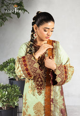 Asim Jofa Asra Festive Ajra-05 Embroidered Lawn 3 Pcs