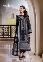 Asim Jofa Monochrome Collection Ajcm-04 Printed Lawn 3 Pcs