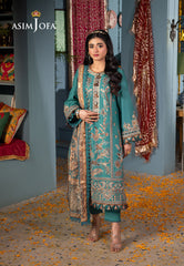 Asim Jofa Designers Limited Edition Ajrad-10 Embroidered Stitched 3 Pcs