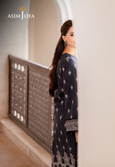 Asim Jofa Monochrome Collection Ajcm-05 Printed Lawn 3 Pcs
