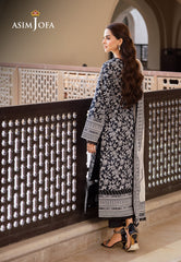 Asim Jofa Monochrome Collection Ajcm-07 Printed Lawn 3 Pcs