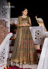 Asim Jofa Jaan-e-Jahan Ajjj-10 Embroidered Chiffon 3 Pcs