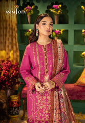 Asim Jofa Asra Festive Ajra-11 Embroidered Lawn 3 Pcs