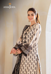 Asim Jofa Monochrome Collection Ajcm-02 Printed Lawn 3 Pcs