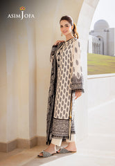 Asim Jofa Designers Limited Edition Ajcmd-02-Xs Printed Lawn 3 Pcs