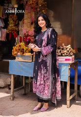 Asim Jofa Basic Print Union Ajbb-19 Printed Lawn 3 Pcs