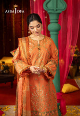 Asim Jofa Asra Festive Ajra-14 Embroidered Lawn 3 Pcs