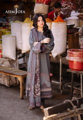 Asim Jofa Basic Print Union Ajbb-11 Printed Lawn 3 Pcs