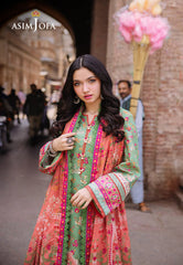 Asim Jofa Basic Print Union Ajbb-13 Printed Lawn 3 Pcs