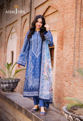 Asim Jofa Basic Print Union Ajbb-02 Printed Lawn 3 Pcs