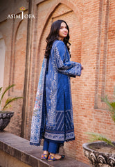 Asim Jofa Basic Print Union Ajbb-02 Printed Lawn 3 Pcs