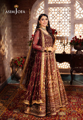 Asim Jofa Jaan-e-Jahan Ajjj-06 Embroidered Chiffon 3 Pcs