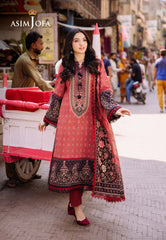 Asim Jofa Basic Print Union Ajbb-16 Printed Lawn 3 Pcs