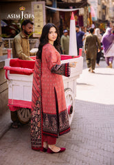 Asim Jofa Basic Print Union Ajbb-16 Printed Lawn 3 Pcs