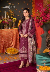 Asim Jofa Designers Limited Edition Ajrad-08-Xs Embroidered Lawn 3 Pcs