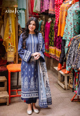 Asim Jofa Basic Print Union Ajbb-04 Printed Lawn 3 Pcs