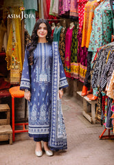 Asim Jofa Basic Print Union Ajbb-04 Printed Lawn 3 Pcs