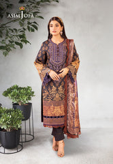 Asim Jofa Asra Festive Ajra-01 Embroidered Jacquard 3 Pcs