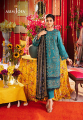 Asim Jofa Designers Limited Edition Ajrad-21 Embroidered Stitched 3 Pcs