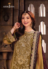 Asim Jofa Designers Limited Edition Ajkkd-23-Xs Embroidered Chiffon 3 Pcs