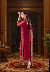 Asim Jofa Jag Mag Ajmj-28 Embroidered Chiffon 3 Pcs
