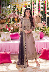 Asim Jofa Jag Mag Ajmj-06 Embroidered Net 3 Pcs