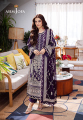 Asim Jofa Uraan Ajur-05 Embroidered Lawn 3 Pcs